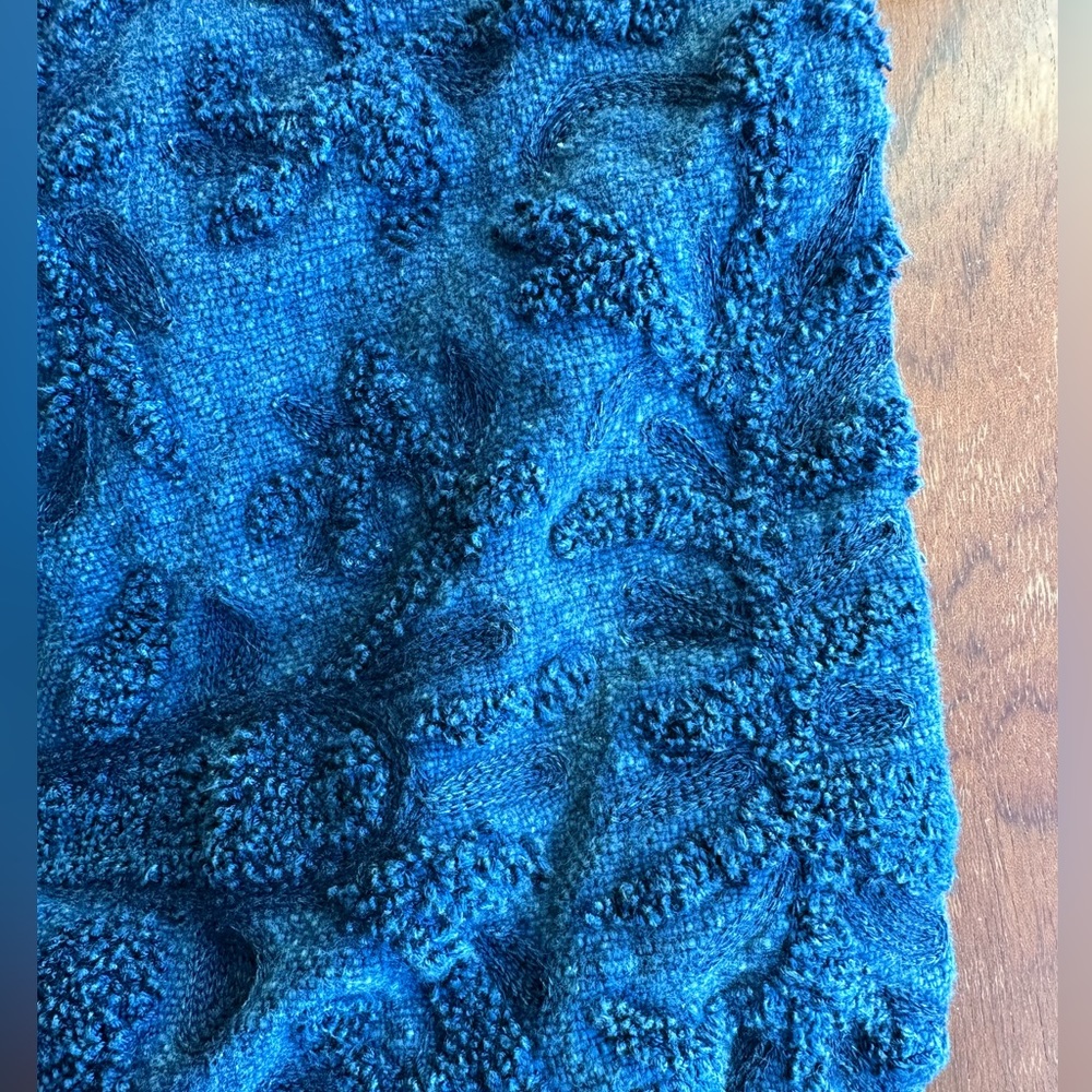 2 Pottery Barn Pillow Cover Blue 21”x21”